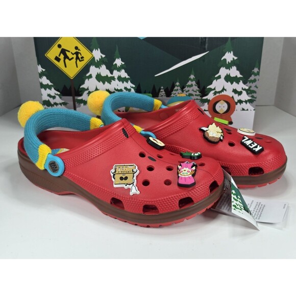 Crocs South Park Eric Cartman Classic Clog Red NWT Men 9 Women 11 main image 8